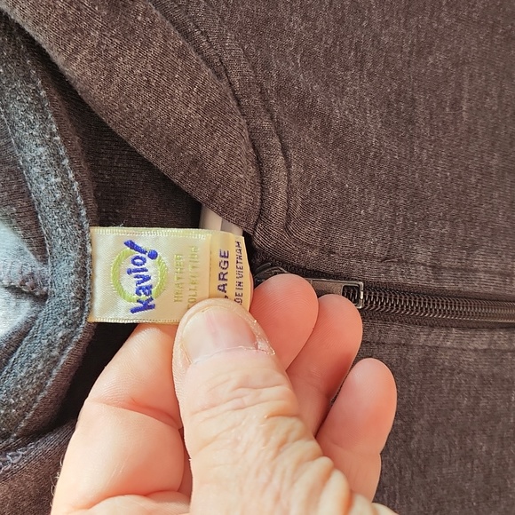 Kavio Lightweight Zip-up Hoodie Hawaii Dark Gray Size Junior Large - Picture 2 of 3